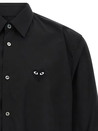 Comme Des Garçons Play Black Heart Shirt In Black