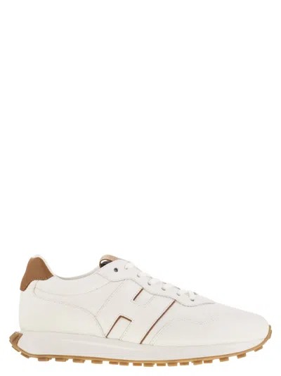Hogan H601 Leather Low-top Sneakers In White
