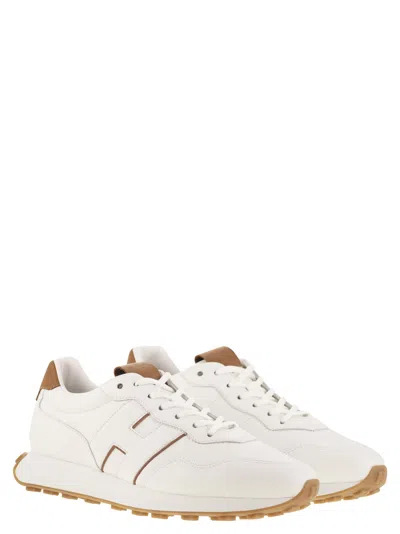 Hogan H601 Leather Low-top Sneakers In White