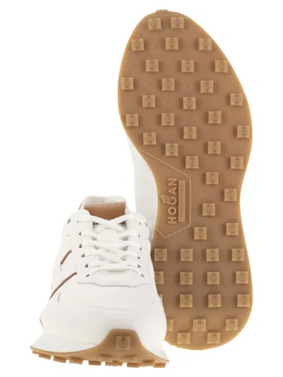 Hogan H601 Leather Low-top Sneakers In White
