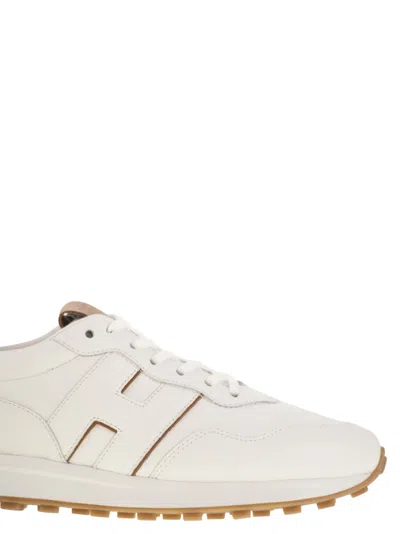 Hogan H601 Leather Low-top Sneakers In White