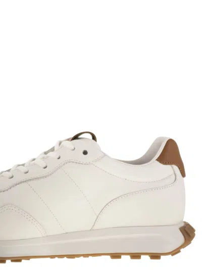 Hogan H601 Leather Low-top Sneakers In White