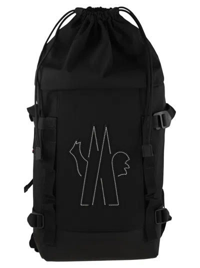 Moncler Grenoble Technical Water-repellent Backpack In Black