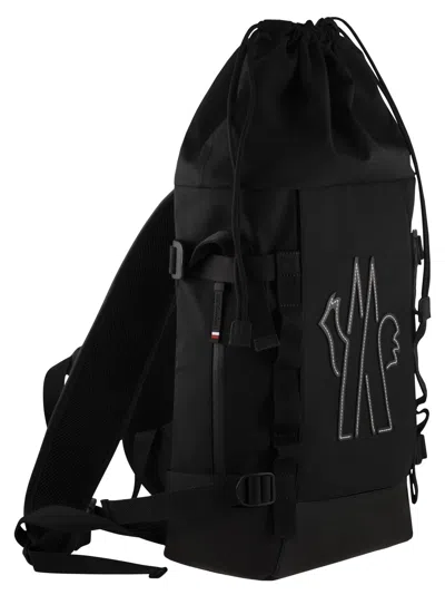 Moncler Grenoble Technical Water-repellent Backpack In Black