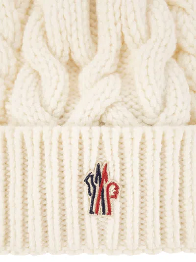 Moncler Grenoble Wool Cap In White