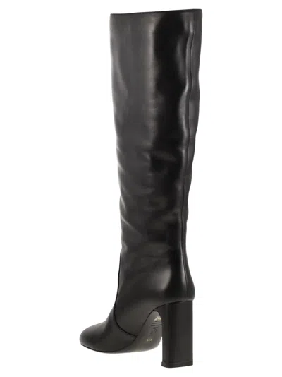 Stuart Weitzman Babette Tubo High Boots T. 085 In Black