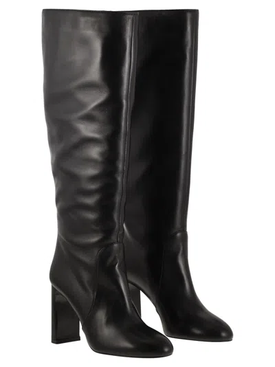 Stuart Weitzman Babette Tubo High Boots T. 085 In Black