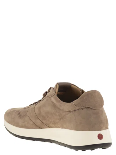 Tod's Suede Sneakers In Beige