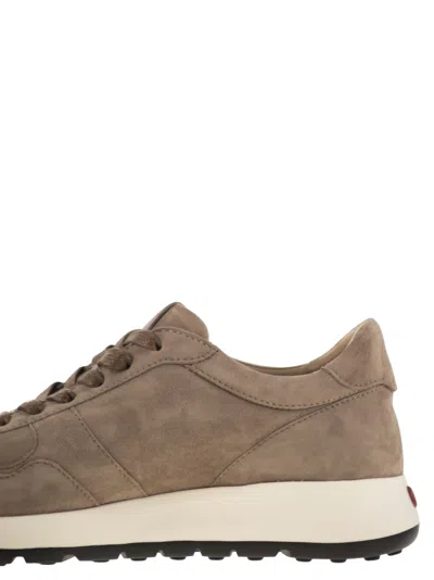 Tod's Suede Sneakers In Beige