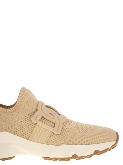 Tod's Kate Sneakers In Technical Fabric In Sand