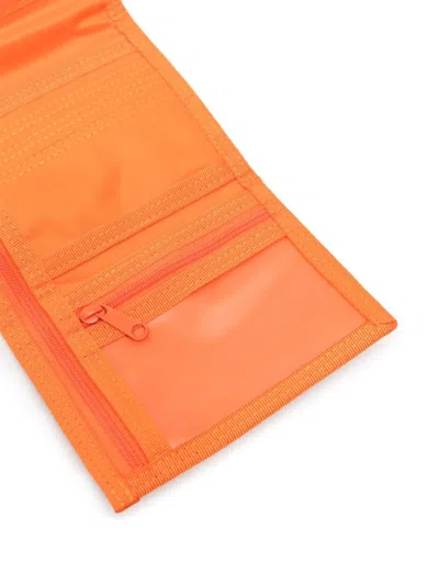 Porter Capsule Nylon Wallet In Orange
