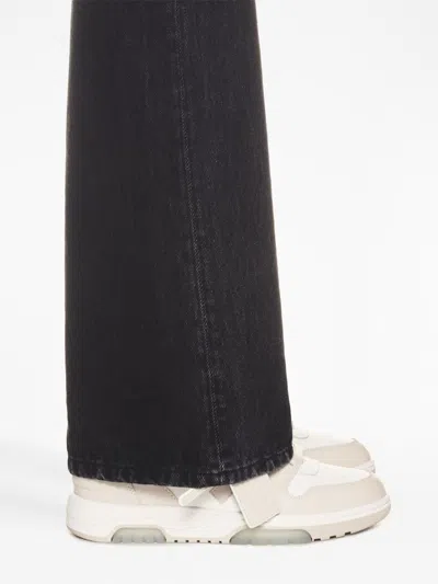 Off-white Off White Out Of Office Leather Sneakers In Neutral