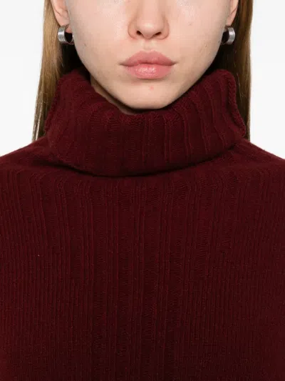 Herno Wool Jumper In Red