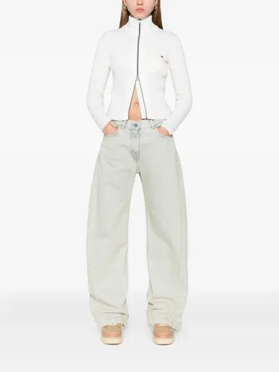 Herno Zip-up Jacket In White