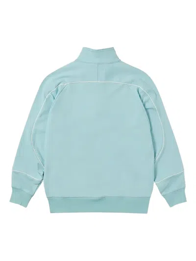 Palace Piped Zip-up Sweatshirt In Blue