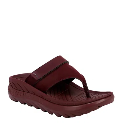 Vionic Restore Ii Flip Flop In Burgundy