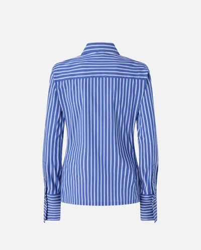 Pinko Classic Style Striped Shirt In Blue