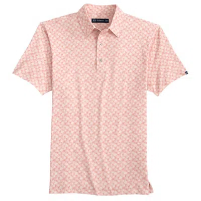 Fish Hippie Co Men's Terene Polo In Double Palms In Multi
