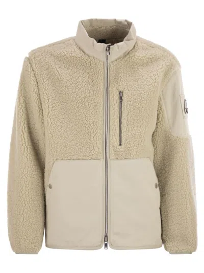 Moose Knuckles Saglek - Sherpa Jacket In Neutral