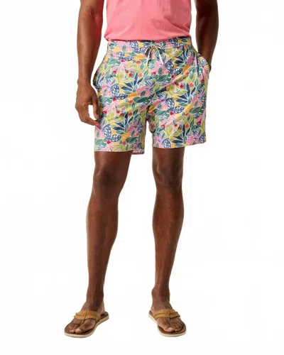 Johnnie-o Half Elastic Surf Shorts In Zest In Multi