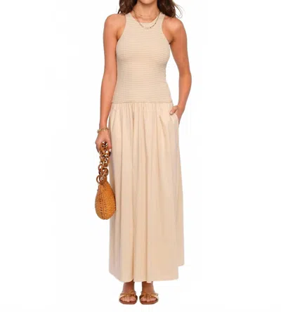 Heartloom Malibu Maxi Dress In Oat In Brown