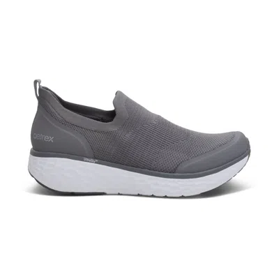 Aetrex Men's Dash Slip On Shoes In Grey In Gray