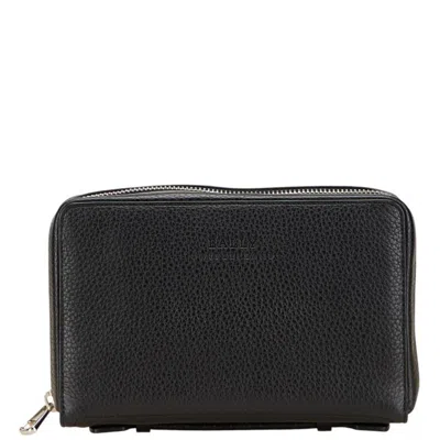 Pre-owned Bally Leather Pouch () In Black