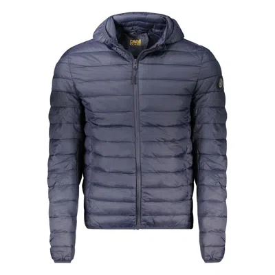 Cavalli Class Blue Polyester Men Jacket In Blue