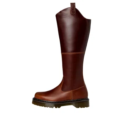 Dr. Martens Dr. Marten's Amaayah Hi Leather Bex Riding Boots Butterscotch 32142243 Women's In Brown