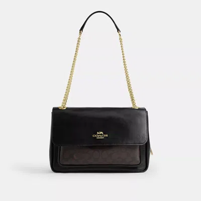 Coach Outlet Elodie Crossbody Bag In Signature Canvas In Multi