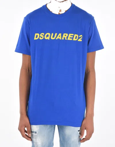 Dsquared2 Cool Fit Logo Printed T-shirt In Blue