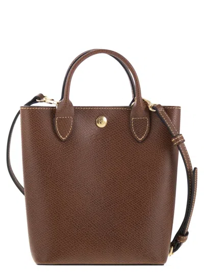 Longchamp Épure - Leather Bag Xs In Gray