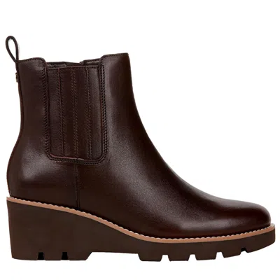 Vionic Aria Dark Brown Leather / Dark Brown Leather J0734l1200 Women's In Brown
