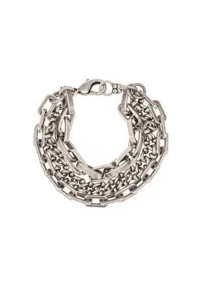 French Kande Women's Piaf Bracelet 8" In Silver In Silver