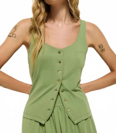 Nation Ltd Brya Tank In Green In Green