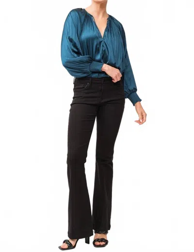 Dear John Denim Rosa Mid Rise Jean In Black In Black