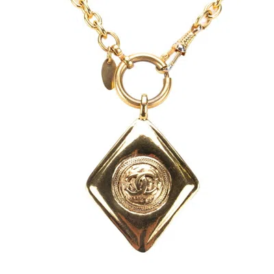 Pre-owned Chanel Pendant Necklace () In Gold