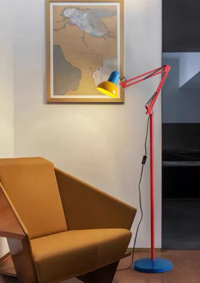 Proxxi Memphis Retro Tall Metal Floor Lamp - Full Spectrum Eye Protection Led Reading Light