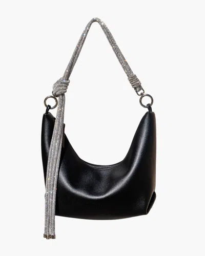 Rocknot Women's Hezi Leather Shoulder Bag In Black In Black