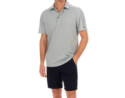 Fish Hippie Co Migration Polo In Quarry In Gray