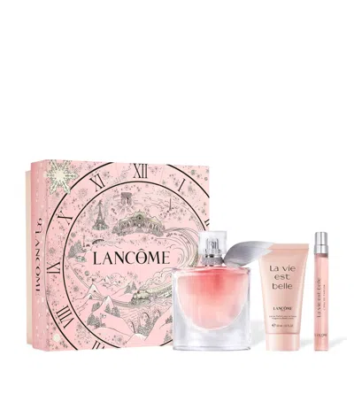 Lancôme 3-pc. Limited-edition La Vie Est Belle Eau De Parfum Holiday Travel Gift Set In Pink