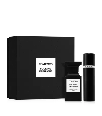 Tom Ford Private Blend Fabulous Eau De Parfum Gift Set In Transparent