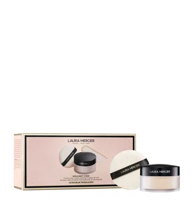 Laura Mercier Indulgent Icons Ultra-blur Translucent Loose Setting Powder And Puff Set 20g In Multi