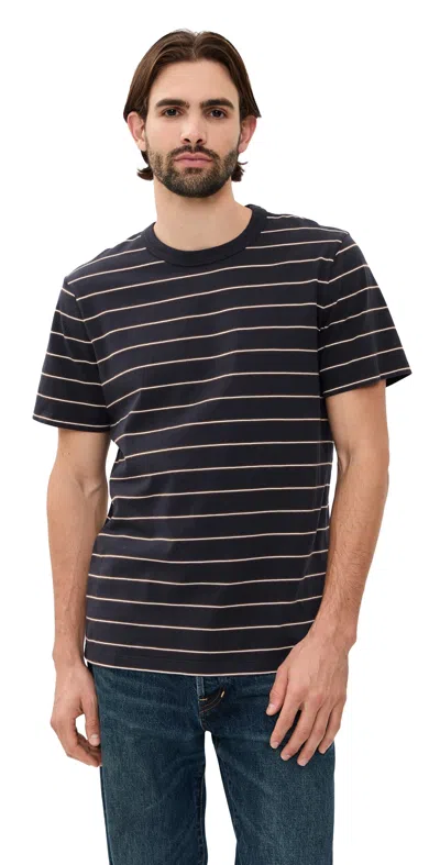 Madewell Garment-dyed Allday Crewneck Tee Night Vision In Black