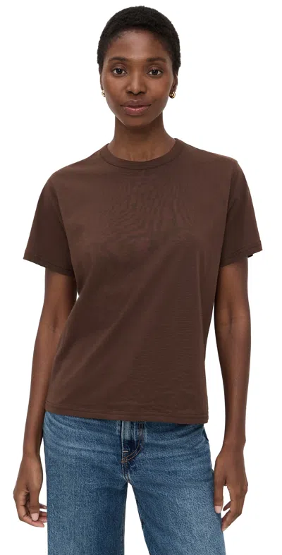 Sold Out Nyc The Iconically Soft Perfect Tee Chocolate In Brown