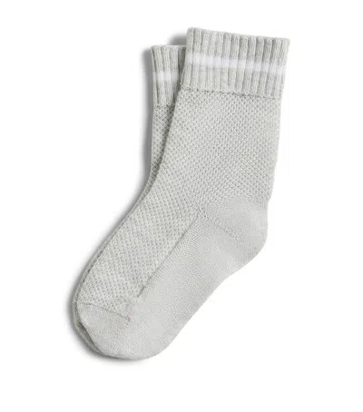 Brunello Cucinelli Cotton Bernie Socks In White