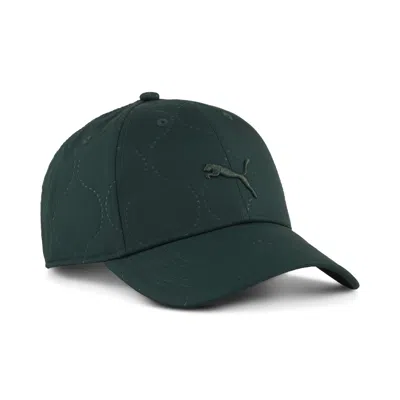 Puma Quilted Adjustable Hat In Green