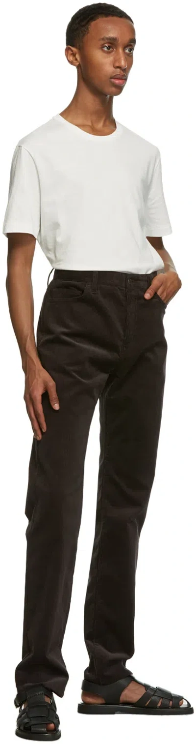 The Row Boxy Cut Cotton T-shirt With Short Sleeves In White