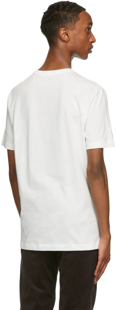 The Row Boxy Cut Cotton T-shirt With Short Sleeves In White