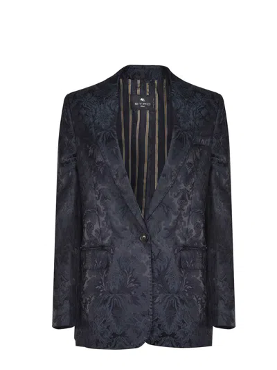 Etro Jackets In Blue